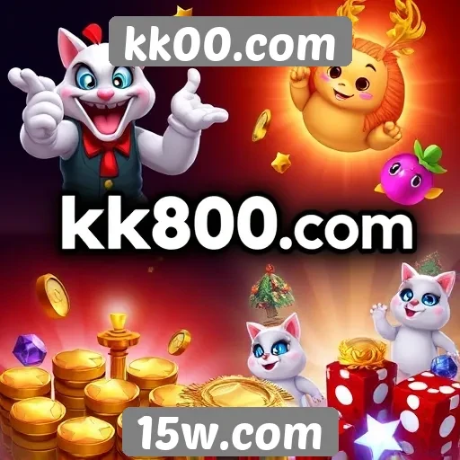 Variedade de jogos disponíveis no kk00.com